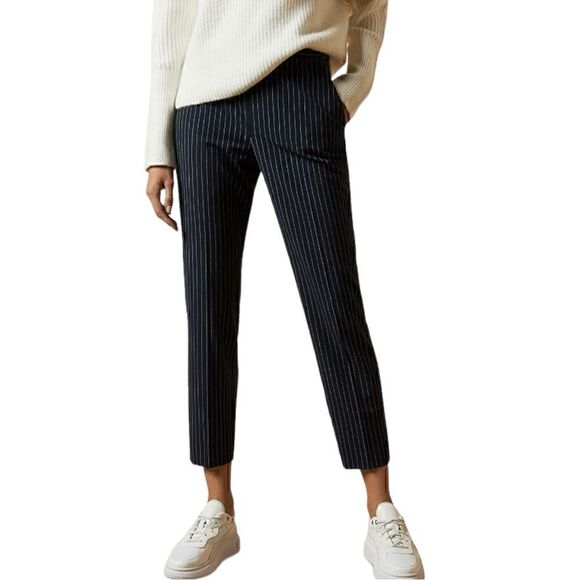 Ted Baker London | Angilat Navy Pinstripe Trouser Pants - Picture 1 of 11